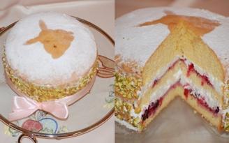 Torta s malinami a pistáciami, torta, Zákusky Torta s malinami a pistáciami, torta, Zákusky, tina_ochotnicka, 1