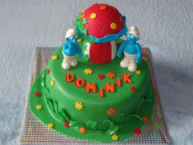 šmoulová, torta, Rozprávkové torty šmoulová, torta, Rozprávkové torty, suzan13, 1