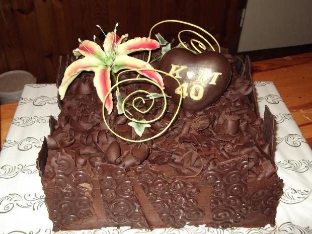 Čokoládový na výročie svadby, torta, Čokoládové torty Čokoládový na výročie svadby, torta, Čokoládové torty, cecil, 1