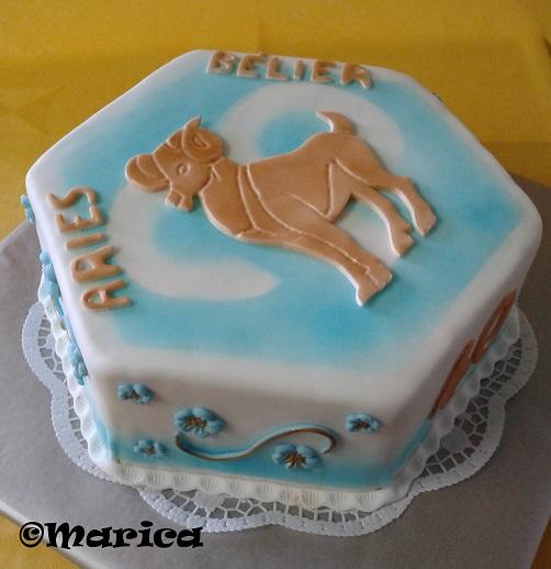 "znamenie býka", torta, Narodeninové torty "znamenie býka", torta, Narodeninové torty, Marica1972, 1
