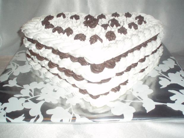 Penové srdiečko :*), torta, Čokoládové torty, SiMi 3710, 1