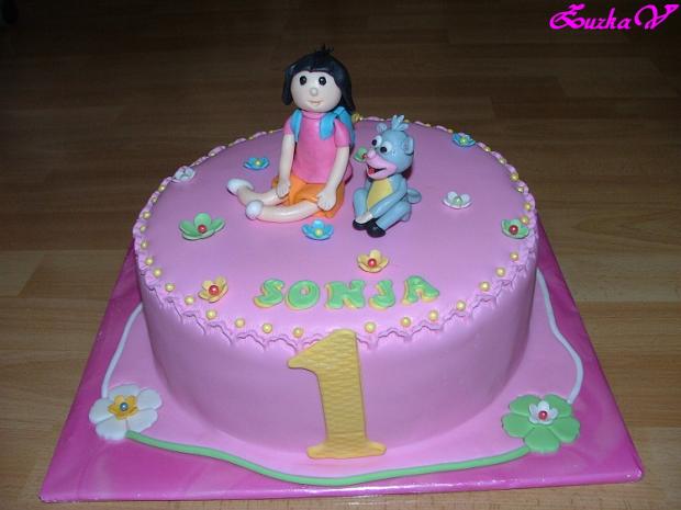Dora, torta, Rozprávkové torty Dora, torta, Rozprávkové torty, ZuzkaV, 1