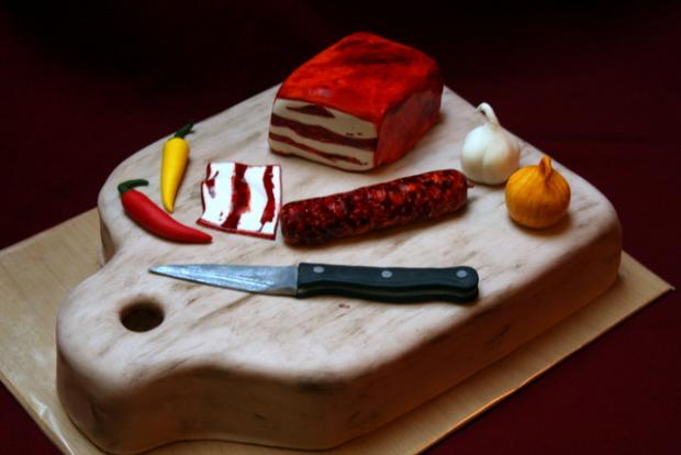 So slaninou a klobásou, torta, Narodeninové torty So slaninou a klobásou, torta, Narodeninové torty, Jarka_P, 1