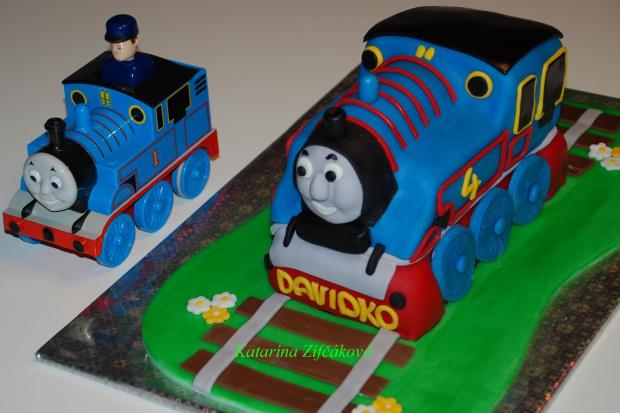 Vláčik Tomáš, torta, Torty autíčka, vláčiky Vláčik Tomáš, torta, Torty autíčka, vláčiky, Katarina139, 1
