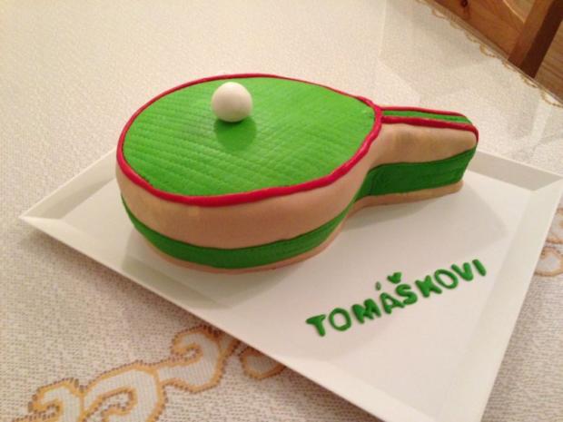 meninová pinpongová raketa, torta, Ostané torty pre deti meninová pinpongová raketa, torta, Ostané torty pre deti, Anna M 1, 1