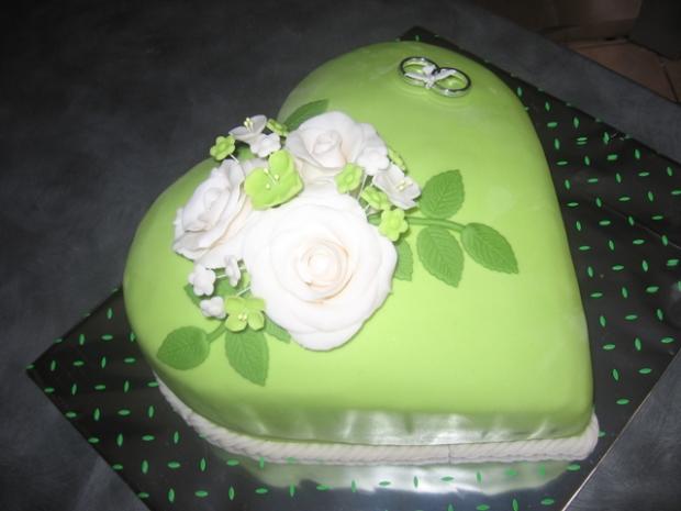 Svadobná v zelenom, torta, Svadobné torty Svadobná v zelenom, torta, Svadobné torty, Blaniky77, 1