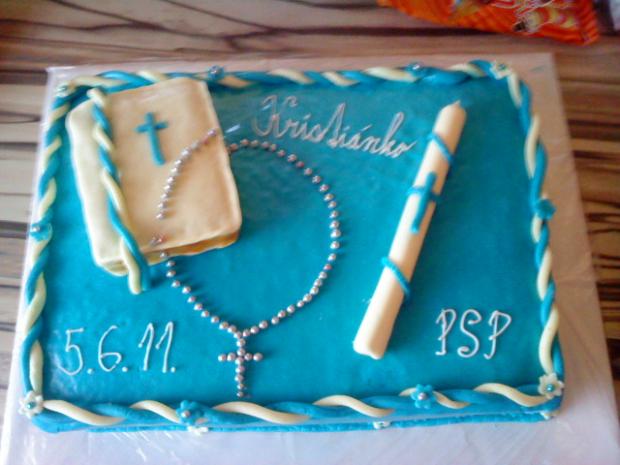 Torta na Prvé Sväté Príjimanie, torta, Torty na cirkevné sviatky, lala, 1