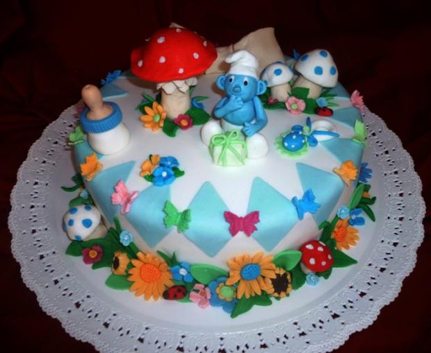 Šmolko pre synovca :), torta, Rozprávkové torty Šmolko pre synovca :), torta, Rozprávkové torty, Anca.B, 1