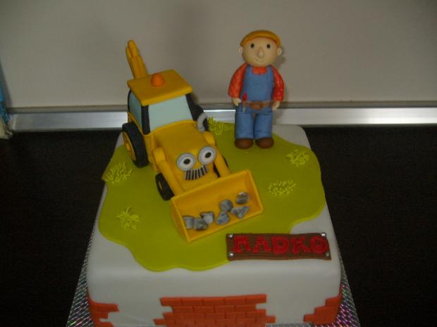 Bob builder, torta, Rozprávkové torty Bob builder, torta, Rozprávkové torty, Daducha, 1