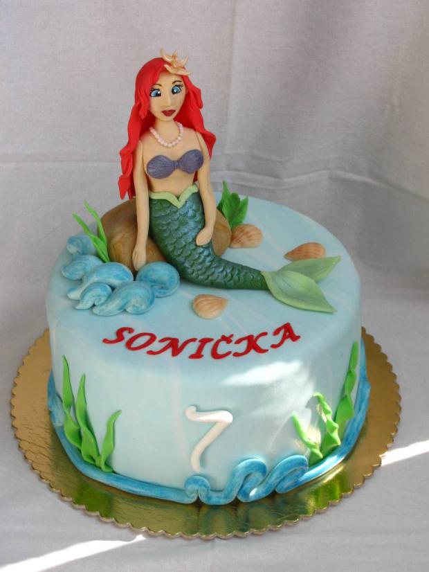 Ariel, torta, Rozprávkové torty, KatyM, 1