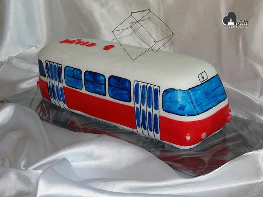 Električka, torta, Torty autíčka, vláčiky Električka, torta, Torty autíčka, vláčiky, Moncika7, 1