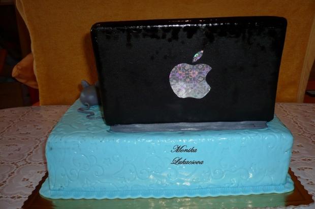 Notebook zozadu, torta, Netradičné torty, monicka88, 1