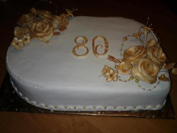 zo zlatými kvetmi, torta, Narodeninové torty zo zlatými kvetmi, torta, Narodeninové torty, ta nic ka, 1