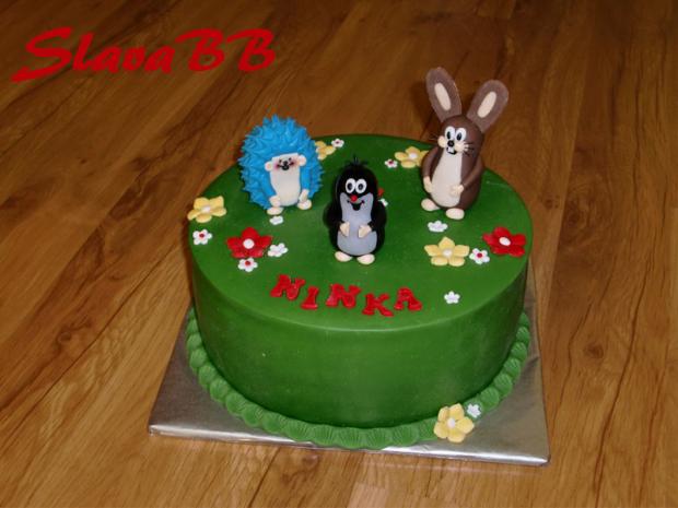 Krtko pre Ninku - torta 256, torta, Rozprávkové torty Krtko pre Ninku - torta 256, torta, Rozprávkové torty, slavabb, 1