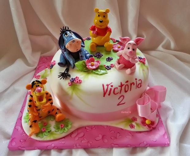 Pooh s kámošmi, torta, Rozprávkové torty, Katka74, 1