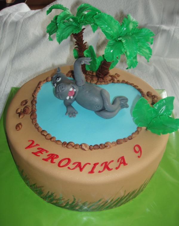 Hroch z Madagaskaru, torta, Rozprávkové torty Hroch z Madagaskaru, torta, Rozprávkové torty, timea248, 1