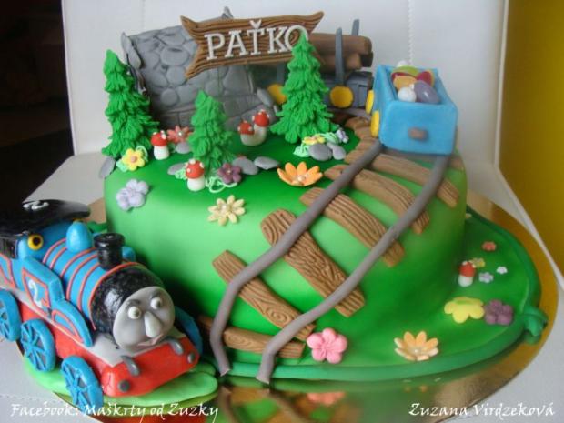 Vláčik Tomáš, torta, Rozprávkové torty Vláčik Tomáš, torta, Rozprávkové torty, Zuziv, 1