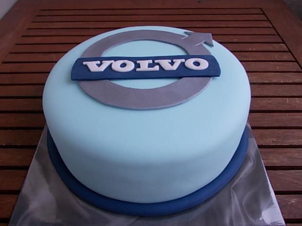 Znak Volvo, torta, Narodeninové torty Znak Volvo, torta, Narodeninové torty, kacarina, 1