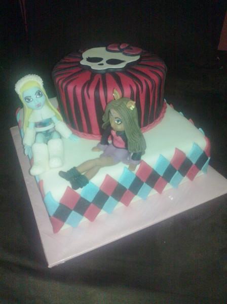 monster high, torta, Torty pre dievčatá, katarina muchova, 1