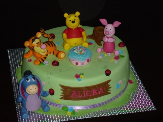 Macko Pooh a kamaráti, torta, Rozprávkové torty Macko Pooh a kamaráti, torta, Rozprávkové torty, kathka, 1