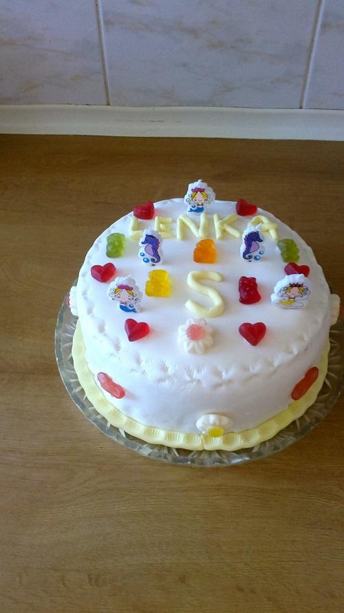 Moja prvá poťahovaná torta pre moju dcérku., torta, Ostané torty pre deti Moja prvá poťahovaná torta pre moju dcérku., torta, Ostané torty pre deti, Marse1, 1