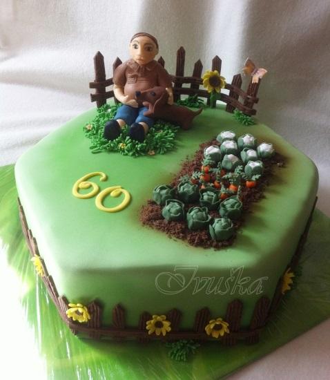 pre zahradkara, torta, Narodeninové torty pre zahradkara, torta, Narodeninové torty, likerik, 1