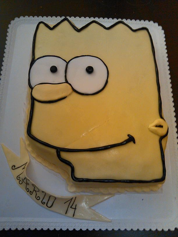 Bart Simpson :), torta, Rozprávkové torty, evina1151, 1
