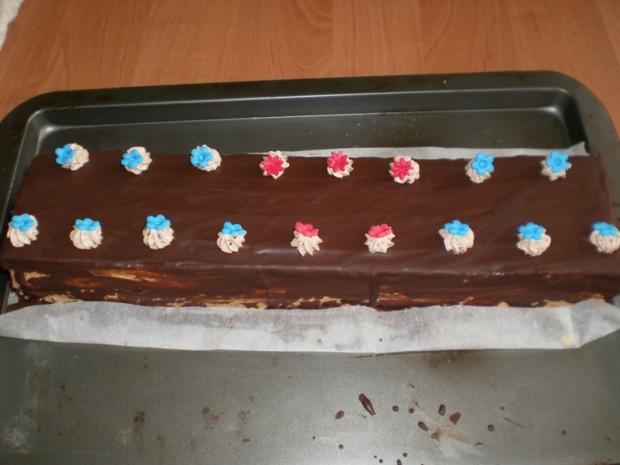karamelový rez na oslavu, torta, Zákusky, alena60, 1