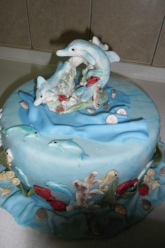 delfínici, torta, Ostané torty pre deti, Ivka29, 1