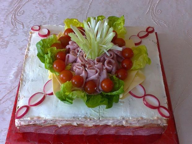 slaná, torta, Slané torty slaná, torta, Slané torty, tretinka, 1