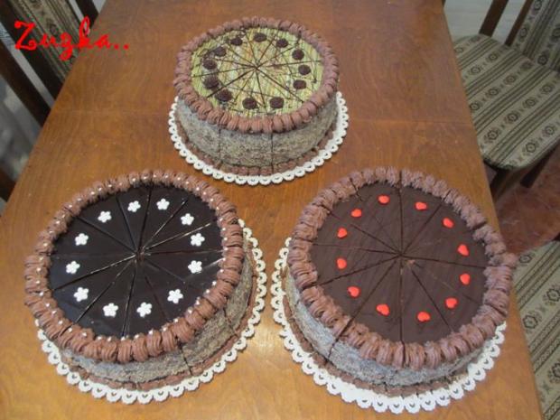 Torty do krabičiek., torta, Svadobné torty, cokoladka, 1