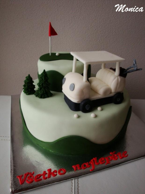 Golfová torta, torta, Športové torty Golfová torta, torta, Športové torty, Monica, 1