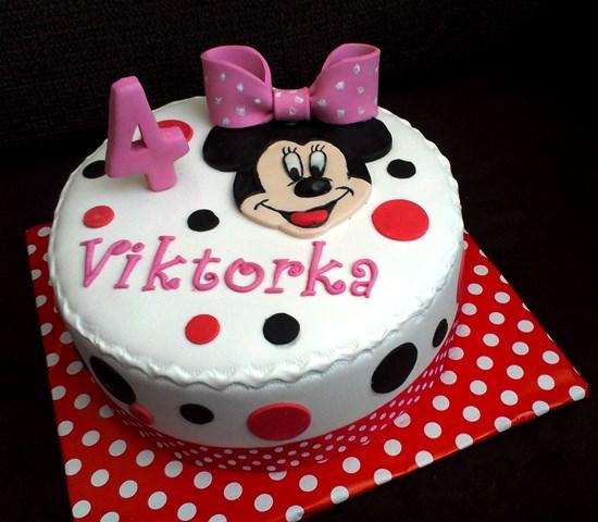 Minnie, torta, Rozprávkové torty, val38, 1