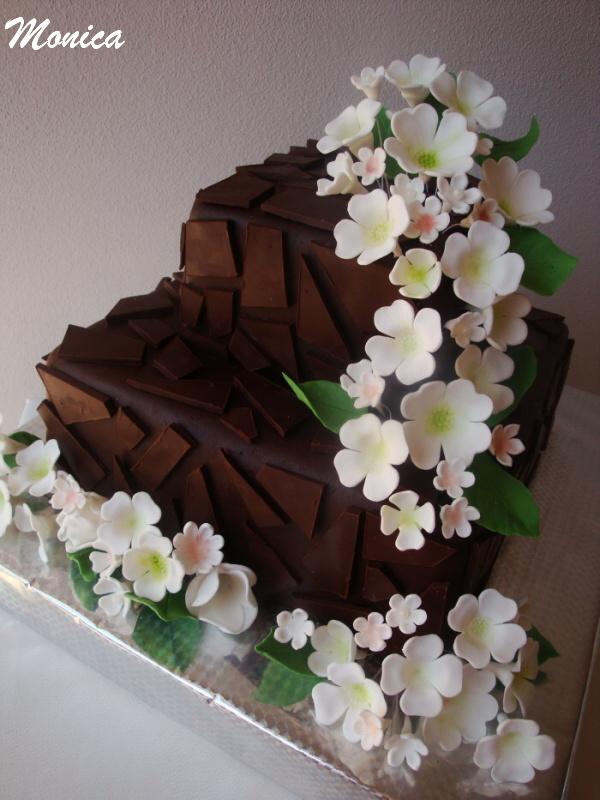 Svadobná s čokoládou, torta, Svadobné torty, Monica, 1
