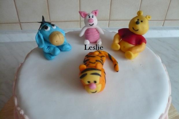 Macko Pu a jeho priatelia, torta, Ozdoby na torty, leslie, 1