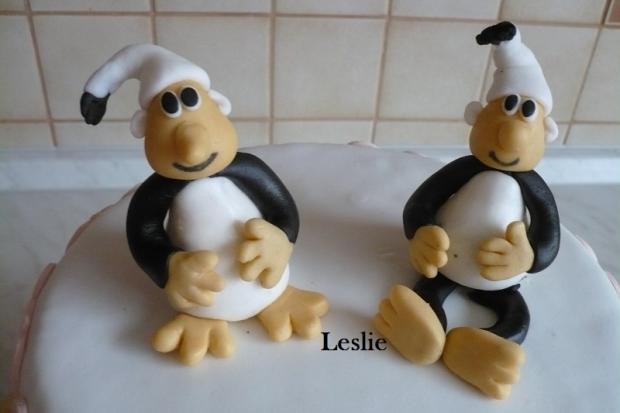 Kremienok a Chocholúšik, torta, Ozdoby na torty, leslie, 1
