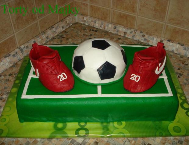 Futbalová, torta, Športové torty, drobecek, 1