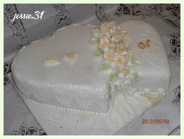 dvojsrdce, torta, Svadobné torty, jessie.31, 1