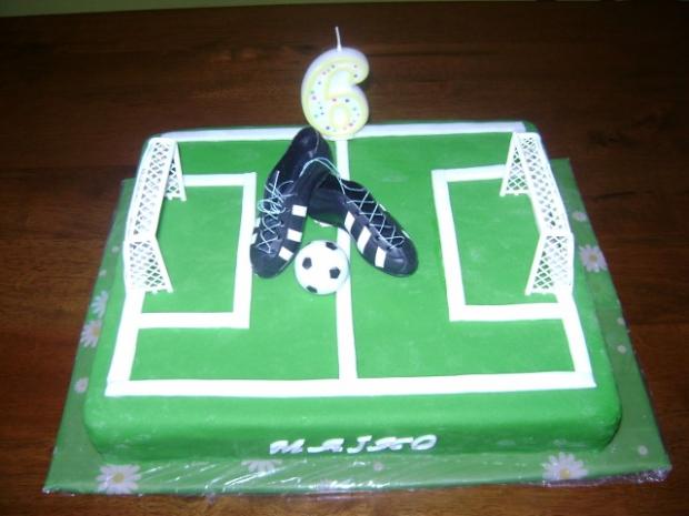 futbalové ihrisko, torta, Športové torty, Denko, 1