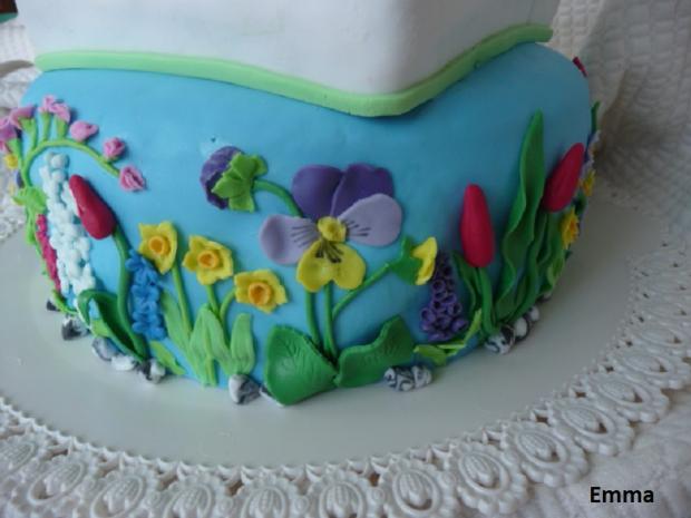 Detail na kvietka, torta, Ozdoby na torty, EmmaV, 1