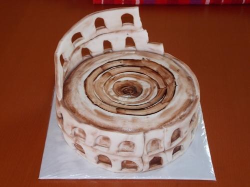 koloseum, torta, Narodeninové torty, dagaz, 1