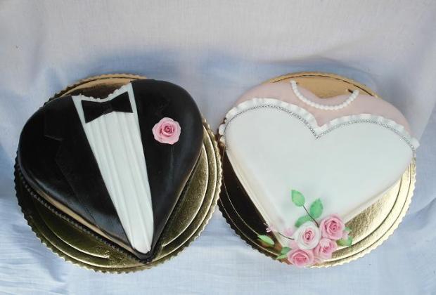 ženích a nevesta :-), torta, Svadobné torty, mayaL30, 1