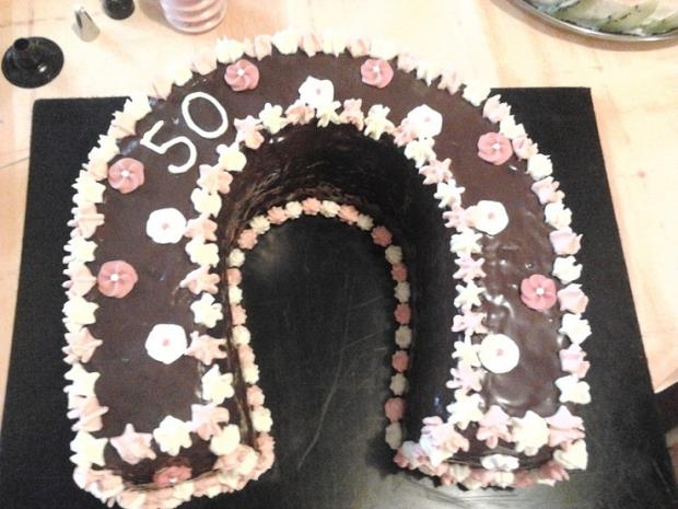 Podkova - čokoládová, torta, Narodeninové torty, Katka5271, 1