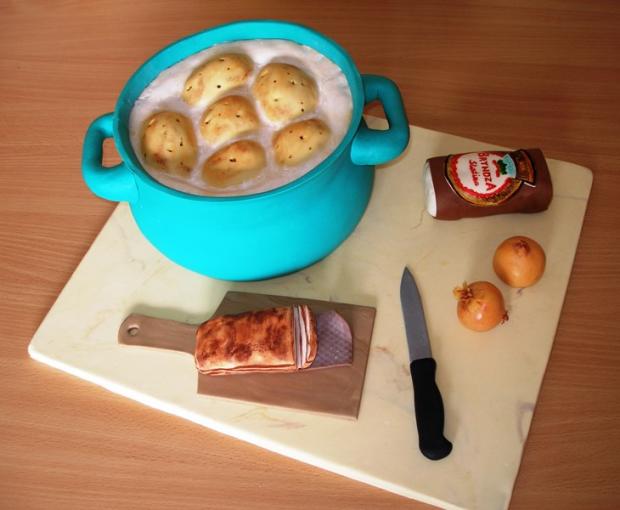 Varené zemiaky, torta, Narodeninové torty Varené zemiaky, torta, Narodeninové torty, KatkaRF, 1