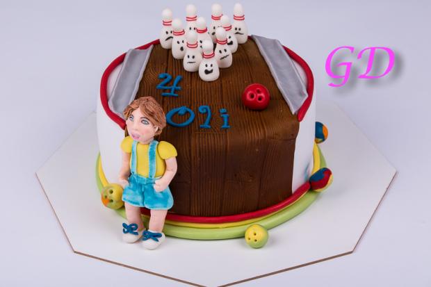 Bowling pre Oliverka, torta, Športové torty Bowling pre Oliverka, torta, Športové torty, glorydiamond, 1