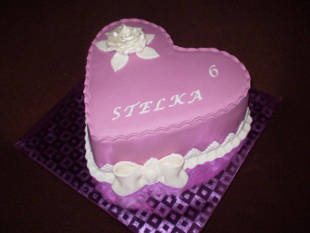 srdiečko pre Stelku, torta, Narodeninové torty srdiečko pre Stelku, torta, Narodeninové torty, , 1