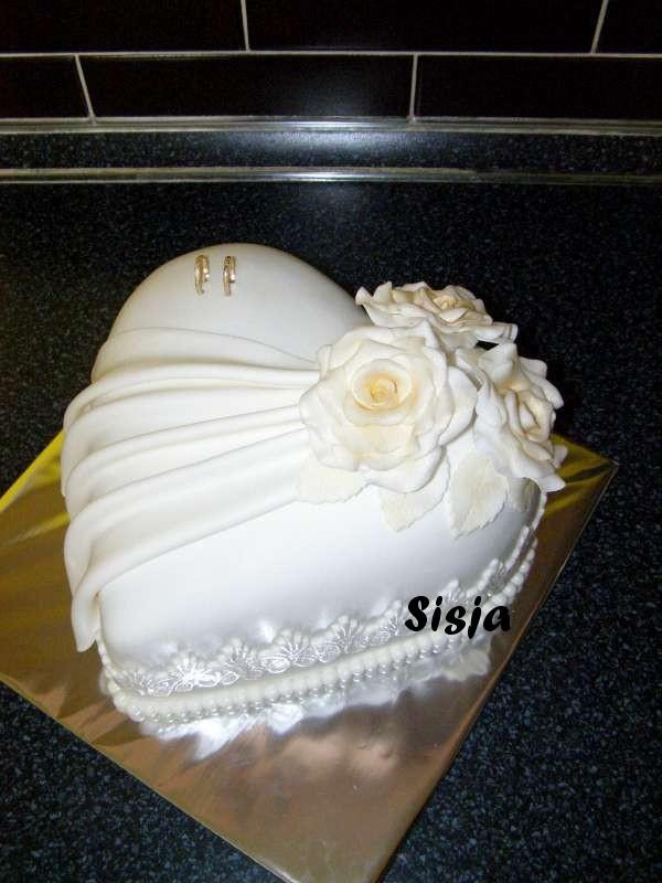 Svadobné srdiečko, torta, Svadobné torty Svadobné srdiečko, torta, Svadobné torty, Sisja, 1