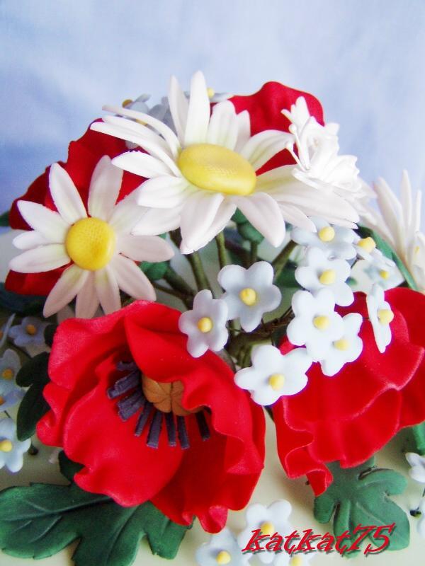 poľné kvety detail, torta, Narodeninové torty, katkat75, 1
