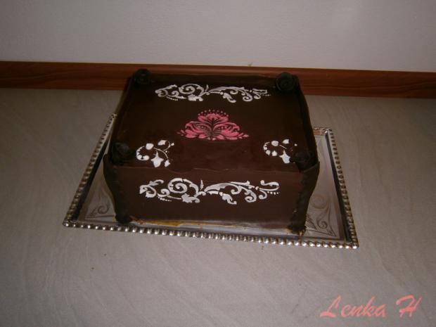 čokoládová, torta, Narodeninové torty, Ladu-lienka, 1