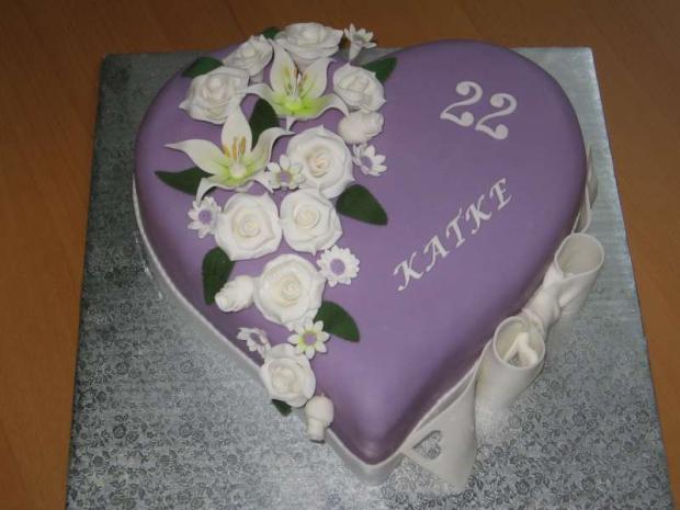 Srdiečko, torta, Narodeninové torty Srdiečko, torta, Narodeninové torty, Lubka212, 1